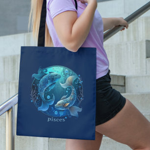 Tote Bag Symbole zodiaque Poissons d'Imaginaire céleste