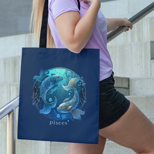 Tote Bag Symbole zodiaque Poissons d'Imaginaire céleste