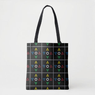 Tote Bag Symboles d'alchimie Motif Terre, air, feu, etc.
