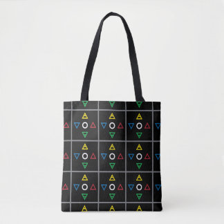 Tote Bag Symboles d'alchimie Motif Terre, air, feu, etc.