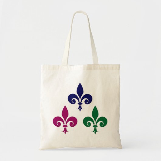 Tote Bag Symboles de fleur de lis (Devant)