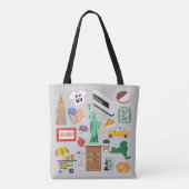 Tote Bag Symboles de New York (Dos)