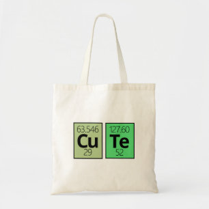 Tote Bag Symboles d'élément de tableau périodique mûr