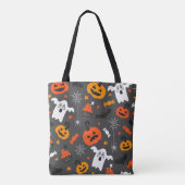 Tote Bag Symboles d'Halloween motif (Dos)