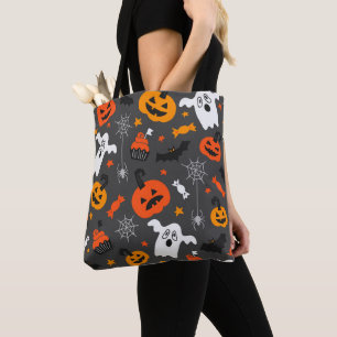 Tote Bag Symboles d'Halloween motif