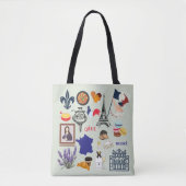 Tote Bag Symboles français (Devant)