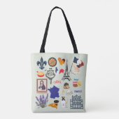 Tote Bag Symboles français (Dos)