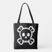Tote Bag Symboles simples / Icônes - SKULL & BONNES + idées (Dos)