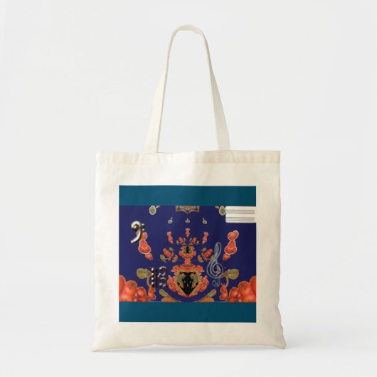 Tote Bag Symétrie Abstraite (Devant)