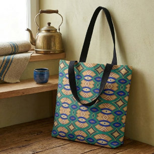 Tote Bag Symétrie diamant et ovale douce