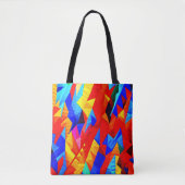 Tote Bag Symphonie couleur Abstraite (Devant)
