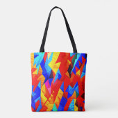 Tote Bag Symphonie couleur Abstraite (Dos)