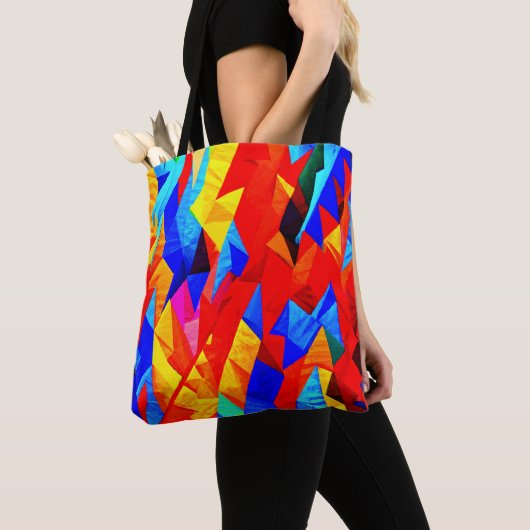 Tote Bag Symphonie couleur Abstraite (De près)
