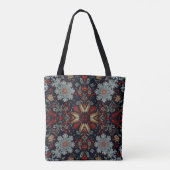 Tote Bag Symphonie de flocon de neige (Dos)