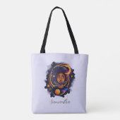 Tote Bag Système solaire Afro Femme (Dos)