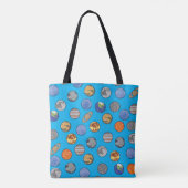 Tote Bag Système solaire Galaxie Planètes Design (Dos)