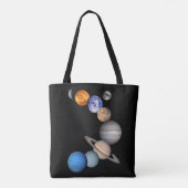 Tote Bag Système solaire Montage JPL Planet Photos (Dos)