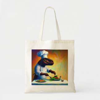 Tote Bag T Rex Chef