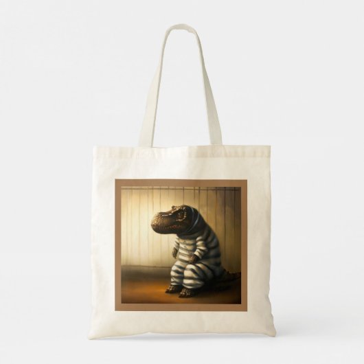 Tote Bag T Rex En Prison (Dos)