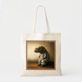 Tote Bag T Rex En Prison (Devant)