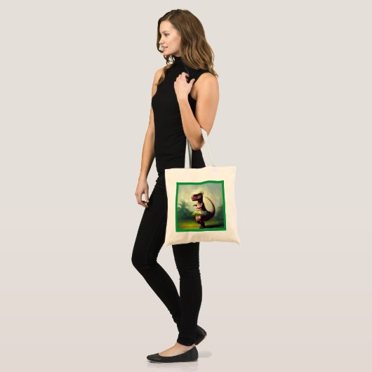 Tote Bag T Rex Hula Danseuse (Devant (modèle))