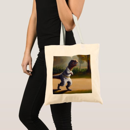 Tote Bag T Rex Jogging (Devant (produit))