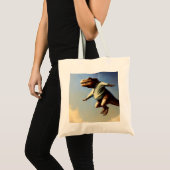Tote Bag T Rex Jumping (Devant (produit))