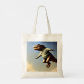 Tote Bag T Rex Jumping (Dos)