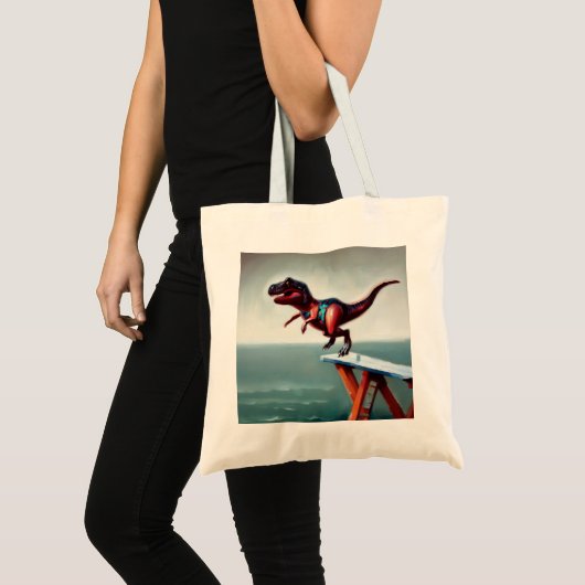 Tote Bag T Rex plongée (Devant (produit))