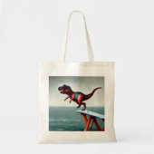 Tote Bag T Rex plongée (Devant)