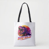 Tote Bag T-Rex Reste Sauvage (Devant)