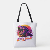 Tote Bag T-Rex Reste Sauvage (Dos)