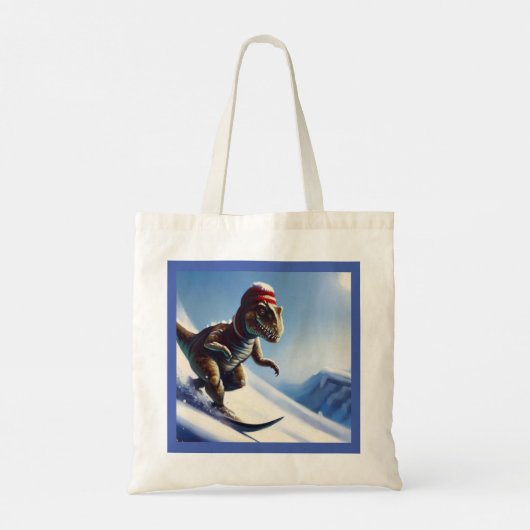 Tote Bag T Rex Snowboard (Dos)