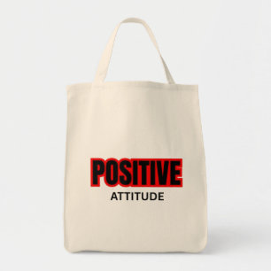 Tote Bag T-Shirt à typographie motivationnelle d'attitude p