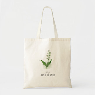 Tote Bag T-Shirt Aquarelle Fleur de Naissance Violette de M