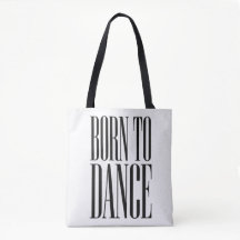T-shirt citation de danse minimaliste "Né pour dan