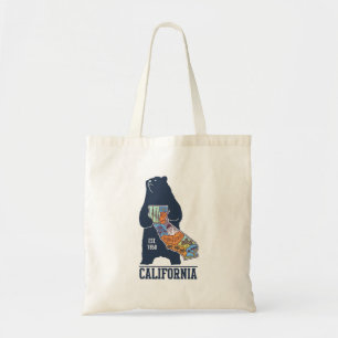 Tote Bag T-shirt d'État californien Bear Golden