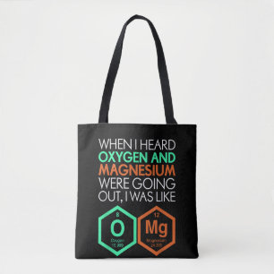 Tote Bag T-shirt drôle de science, cadeau pour nerd cool po