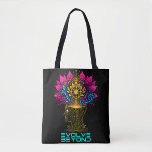 Tote Bag T-Shirt Graphique pour Hommes Évoluer au-delà de l