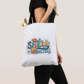 Tote Bag T-Shirt Graphique Shell Shelters – Nature Côtière (De près)