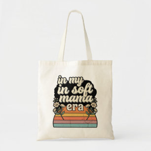 Tote Bag T-Shirt Groovy Soft Mama Era - Rétro détérioré des