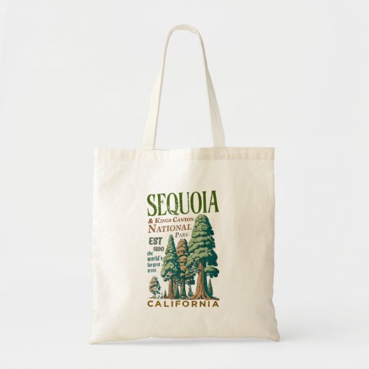 Tote Bag T-shirt Parc national du canyon de Sequoia Kings (Devant)