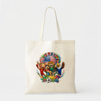 Tote Bag T-shirt pour tout-petit thème fifa 2026