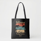 Tote Bag T-shirt vacances familiales personnalisées (Devant)