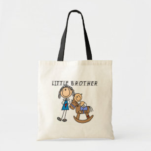 Tote Bag T-shirts de petit frère de cheval de basculage