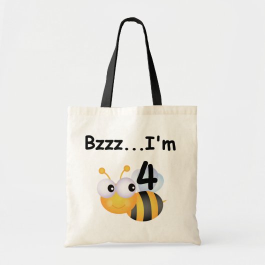 Tote Bag T-shirts et cadeaux Buzz Bumblebee 4e anniversaire (Devant)