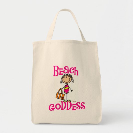 Tote Bag T-shirts et cadeaux de déesse de plage (Devant)
