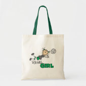 Tote Bag T-shirts et cadeaux de fille de volleyball (Devant)
