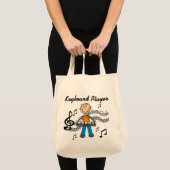Tote Bag T-shirts et cadeaux de joueur de clavier (Devant (produit))