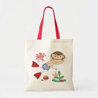 Tote Bag T-shirts et cadeaux de natation de garçon